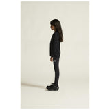 Adv Nordic Ski Club Tights Jr - Black/White - Closeup 2