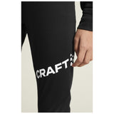 Adv Nordic Ski Club Tights Jr - Black/White - Closeup 6