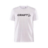 Community Logo Ss Tee M - White Melange - Front