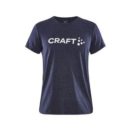 Community Logo Ss Tee W - Navy Melange - Front