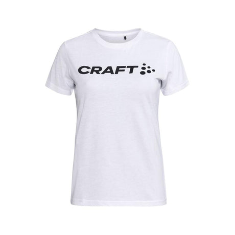 Community Logo Ss Tee W - White Melange - Front