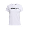 Community Logo Ss Tee W - White Melange - Front