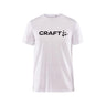 Community Logo Ss Tee Jr - White Melange - Front
