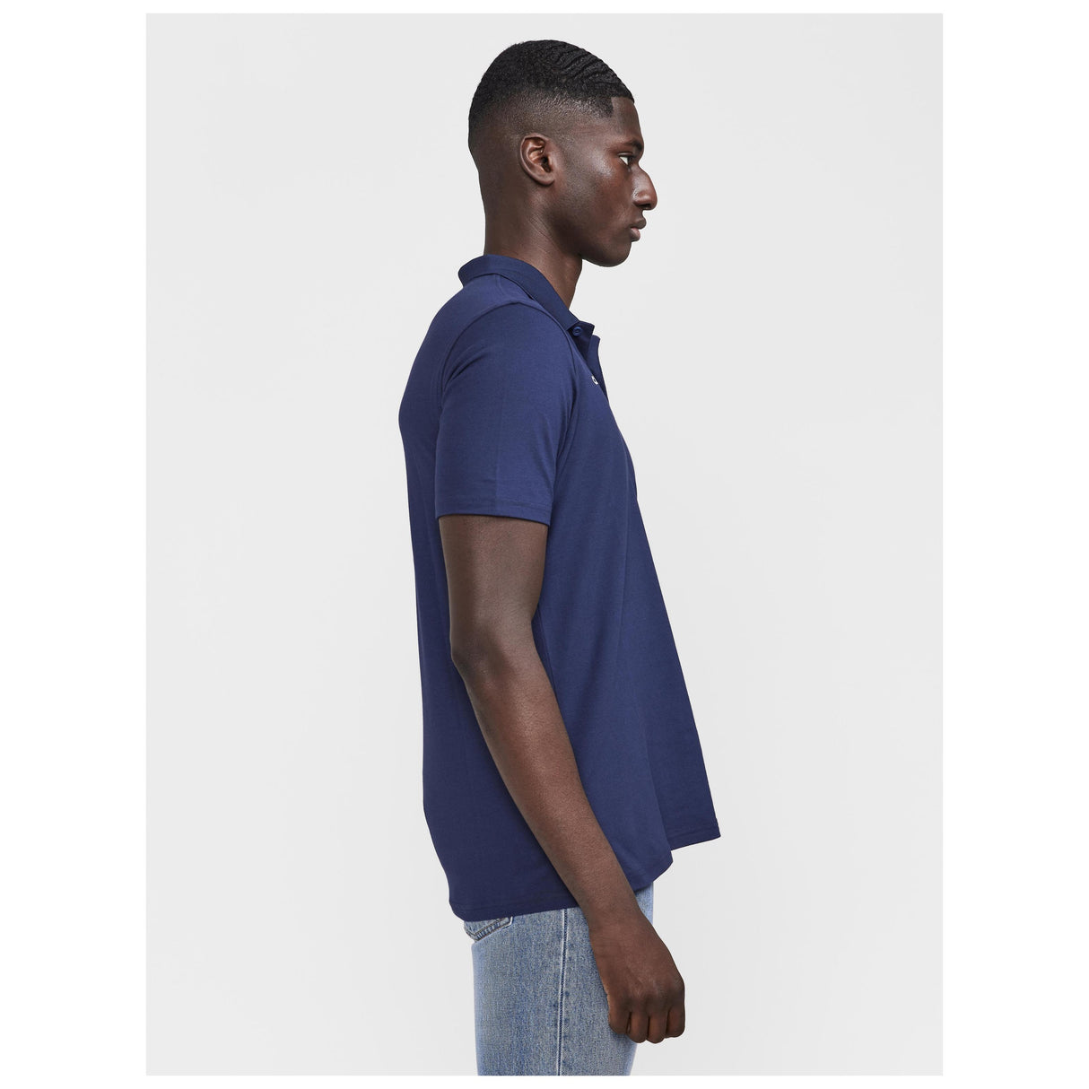 Progress 2.0 Polo M - Navy - Closeup 2