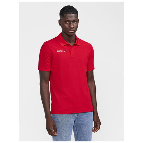 Progress 2.0 Polo M - Red - Closeup 1