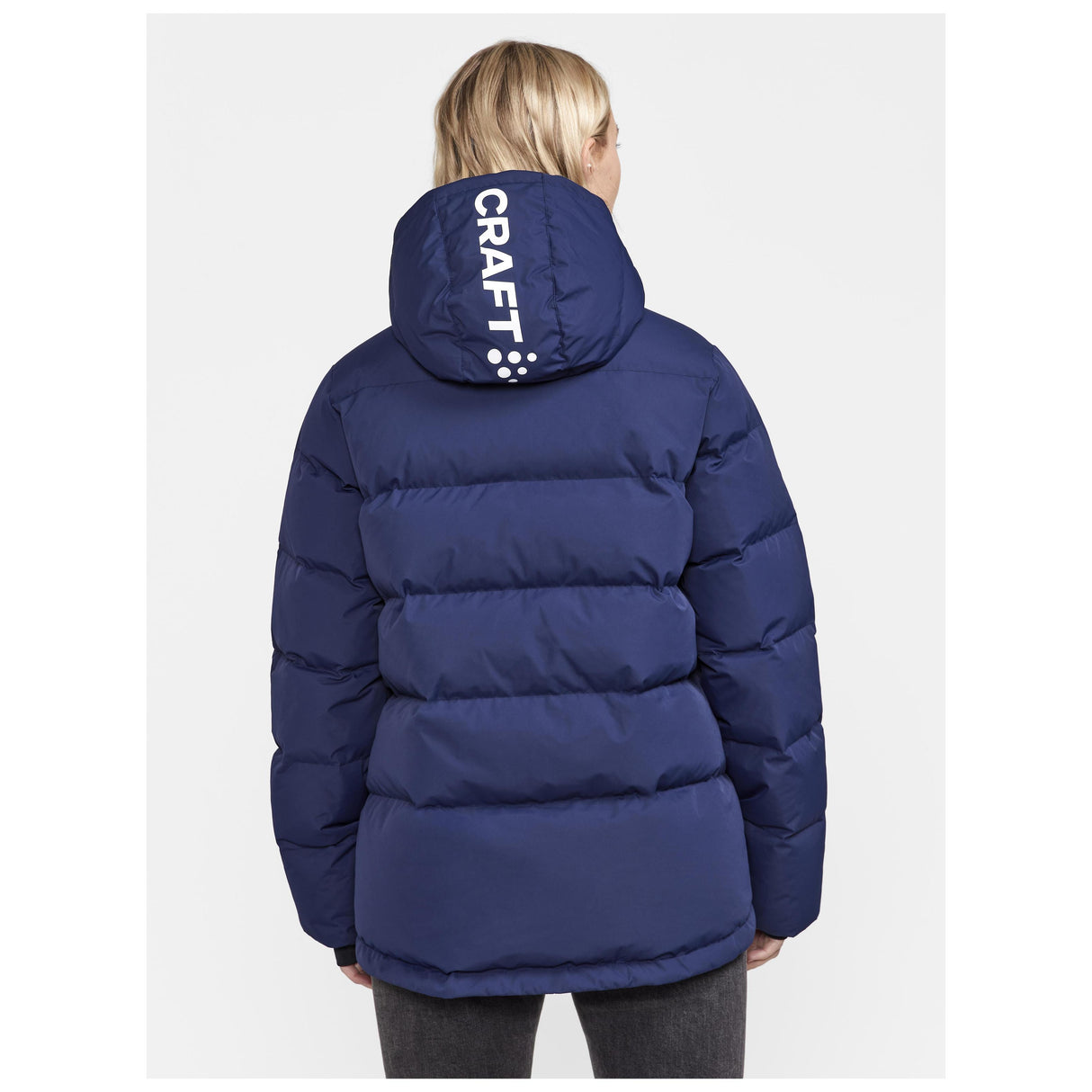 Evolve Down Jacket W - Navy - Closeup 3