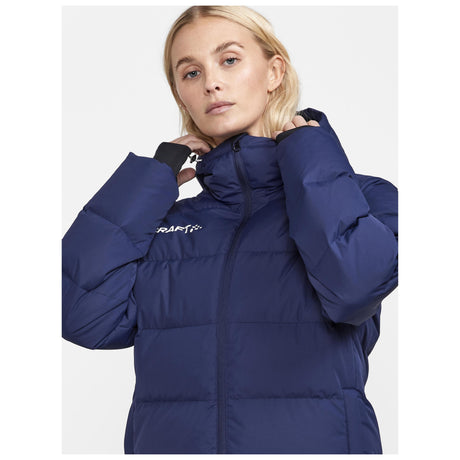 Evolve Down Jacket W - Navy - Closeup 4
