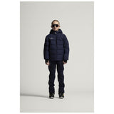 Evolve Down Jacket Jr - Navy - Closeup 1