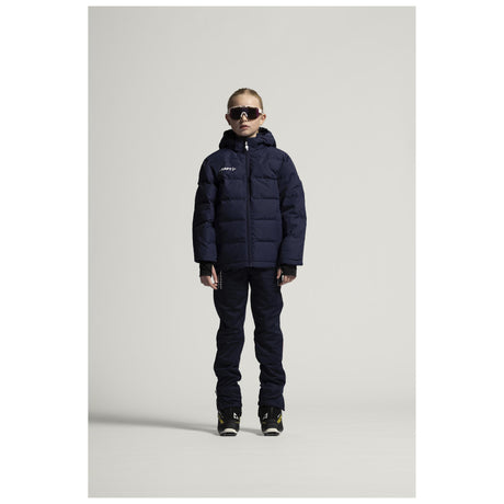 Evolve Down Jacket Jr - Navy - Closeup 1