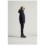 Evolve Down Jacket Jr - Navy - Closeup 3