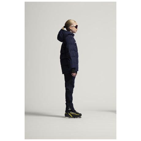 Evolve Down Jacket Jr - Navy - Closeup 3