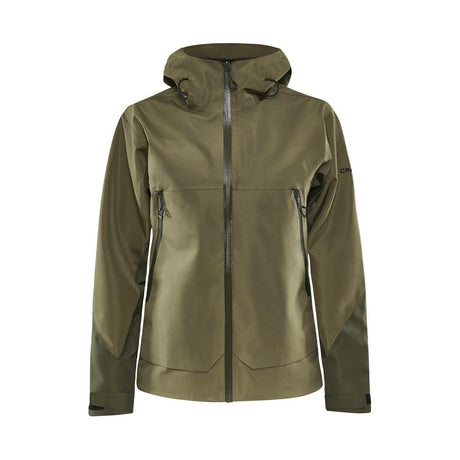 Adv Explore Shell Jacket W - Dark Green - Front