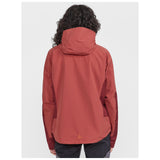 Core Explore Shell Jacket W - Rust - Closeup 2