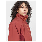 Core Explore Shell Jacket W - Rust - Closeup 4