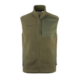 Adv Explore Pile Fleece Vest M - Dark Green - Front