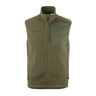 Adv Explore Pile Fleece Vest M - Dark Green - Front