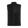 Adv Explore Pile Fleece Vest M - Black - Front