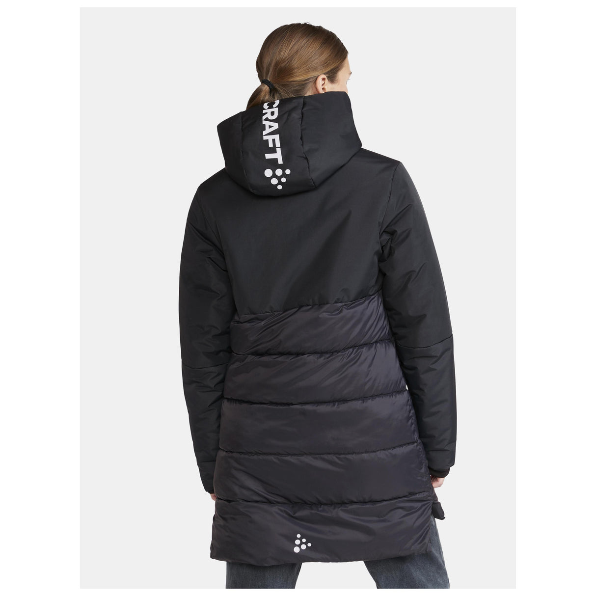 Core Evolve Isolate Parkas W - Black - Closeup 3