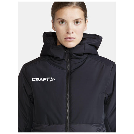 Core Evolve Isolate Parkas W - Black - Closeup 6