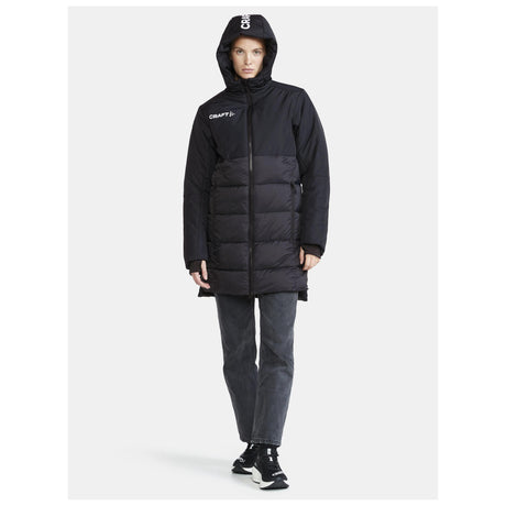 Core Evolve Isolate Parkas W - Black - Closeup 9