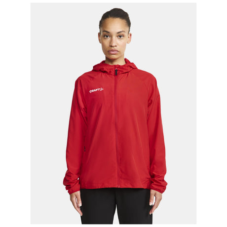 Squad Go Jacket W - Red - Closeup 2