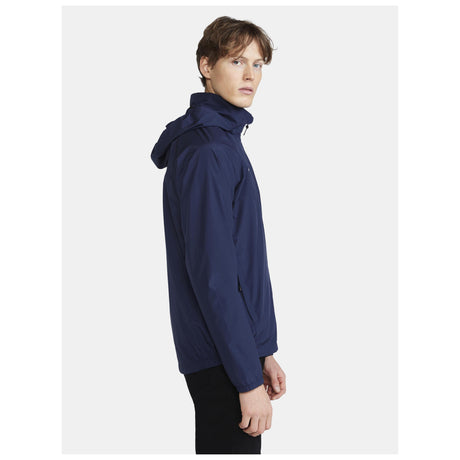 Evolve Rain Jacket M - Navy - Closeup 2
