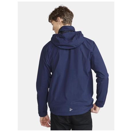 Evolve Rain Jacket M - Navy - Closeup 3