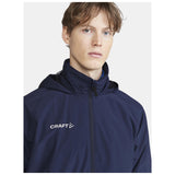 Evolve Rain Jacket M - Navy - Closeup 6