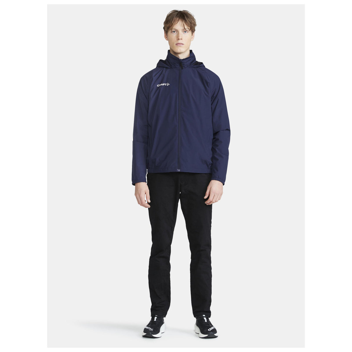 Evolve Rain Jacket M - Navy - Closeup 7