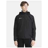 Evolve Rain Jacket M - Black - Closeup 1