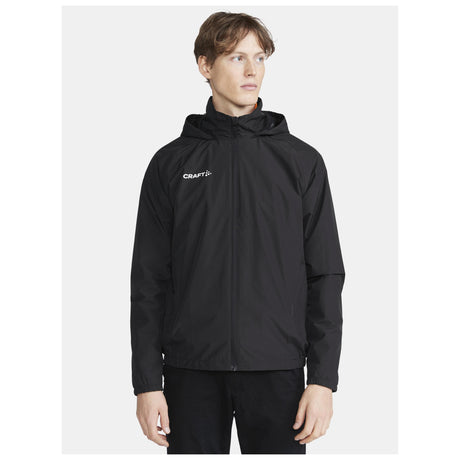 Evolve Rain Jacket M - Black - Closeup 1