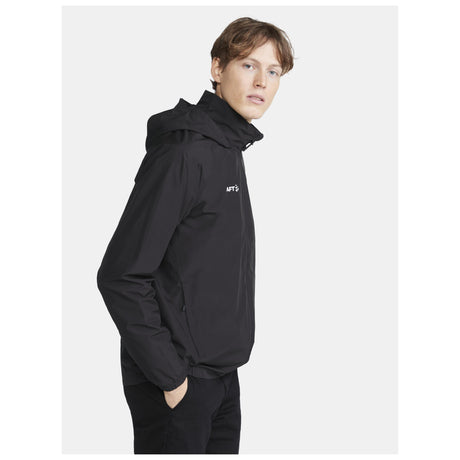 Evolve Rain Jacket M - Black - Closeup 2
