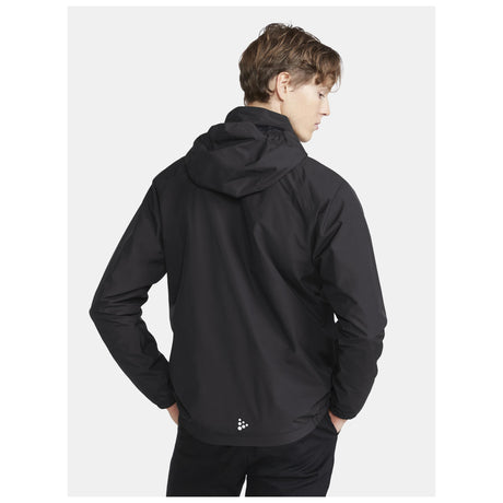 Evolve Rain Jacket M - Black - Closeup 3