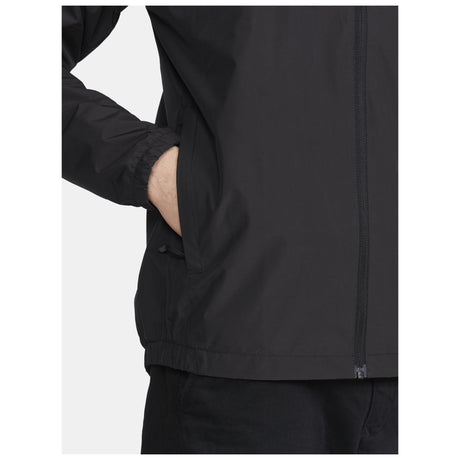 Evolve Rain Jacket M - Black - Closeup 4