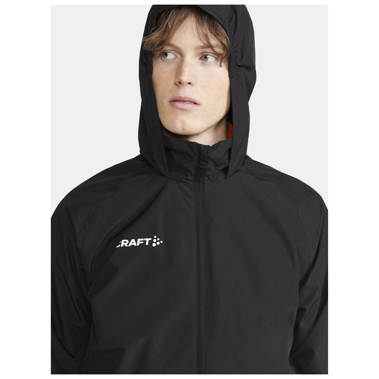 Evolve Rain Jacket M - Black - Closeup 6