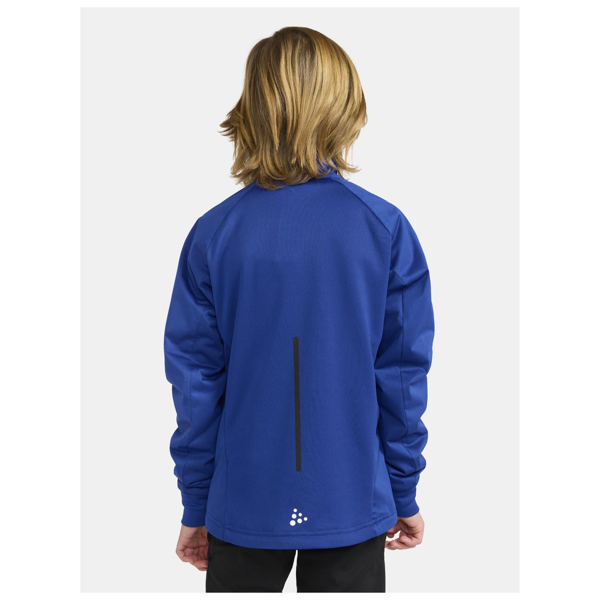 Adv Nordic Ski Club Jacket Jr - Cobalt - Closeup 2