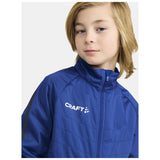 Adv Nordic Ski Club Jacket Jr - Cobalt - Closeup 3