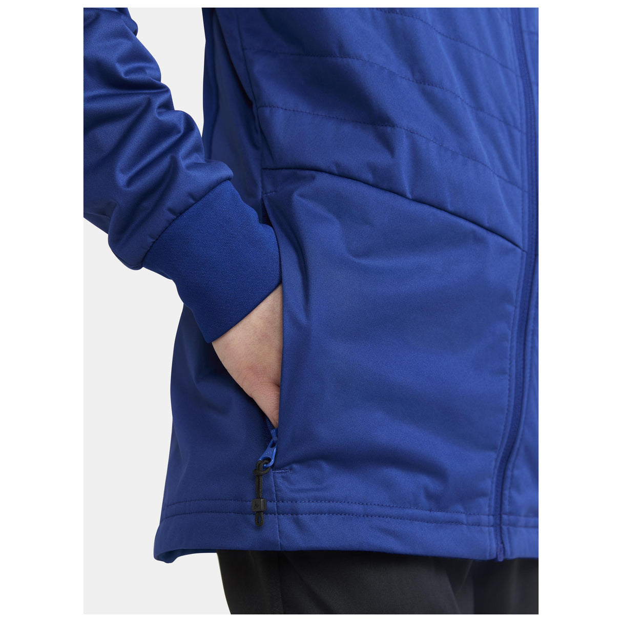 Adv Nordic Ski Club Jacket Jr - Cobalt - Closeup 4