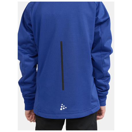 Adv Nordic Ski Club Jacket Jr - Cobalt - Closeup 5
