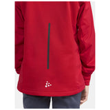 Adv Nordic Ski Club Jacket Jr - Red - Closeup 3