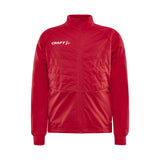 Adv Nordic Ski Club Jacket Jr - Red - Front