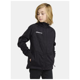 Adv Nordic Ski Club Jacket Jr - Black - Closeup 1