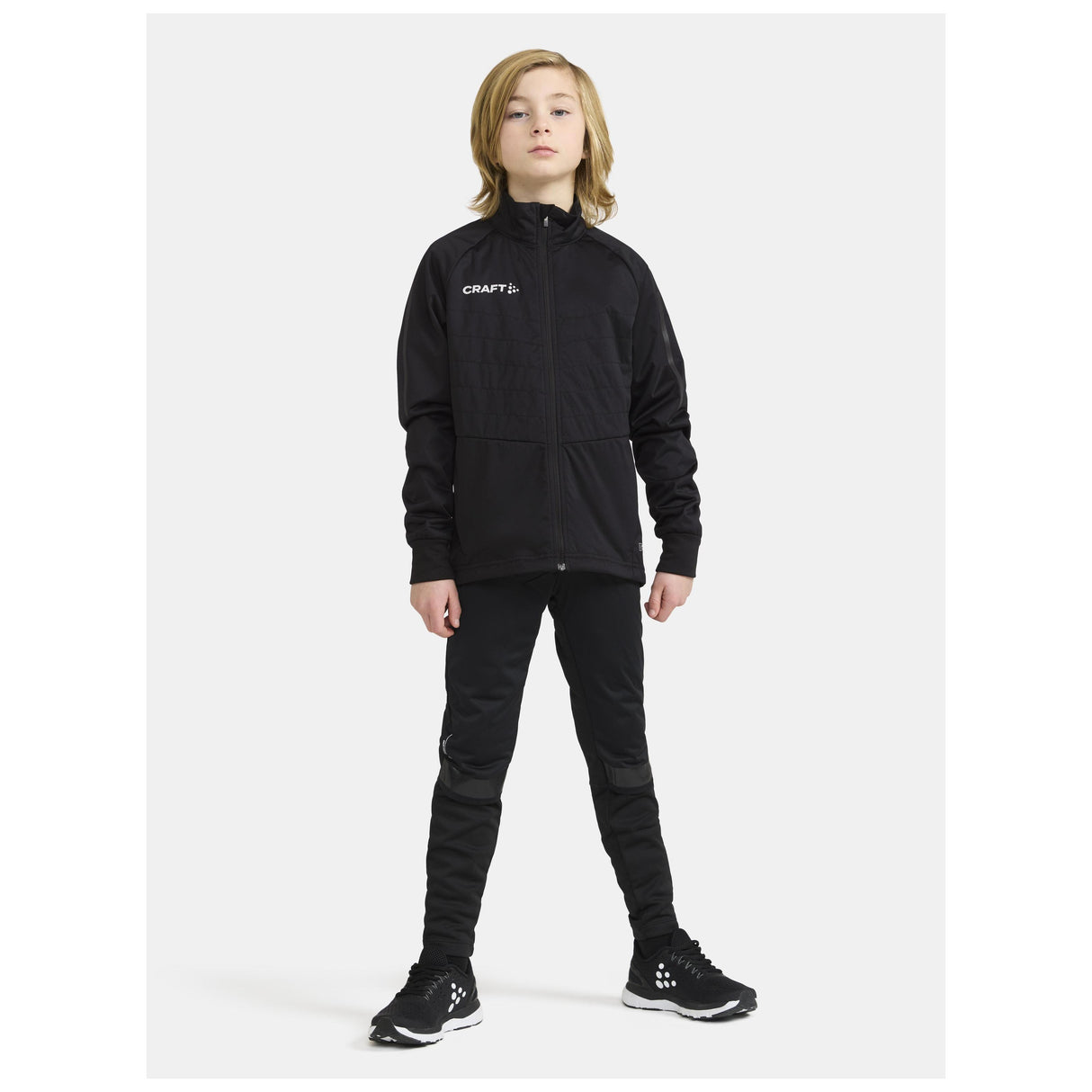 Adv Nordic Ski Club Jacket Jr - Black - Closeup 6