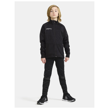 Adv Nordic Ski Club Jacket Jr - Black - Closeup 6