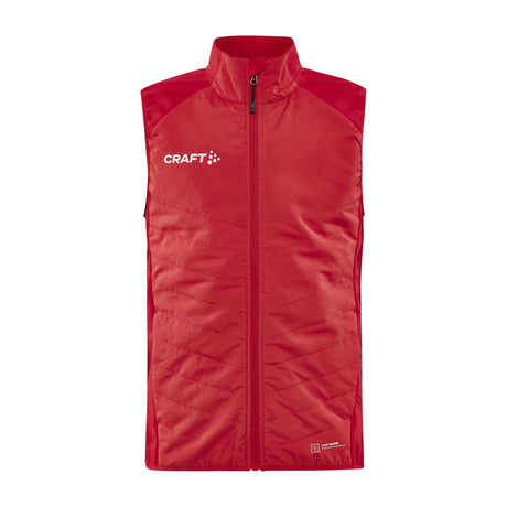 Adv Nordic Ski Club Vest Jr - Red - Front