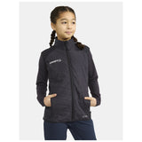 Adv Nordic Ski Club Vest Jr - Black - Closeup 1
