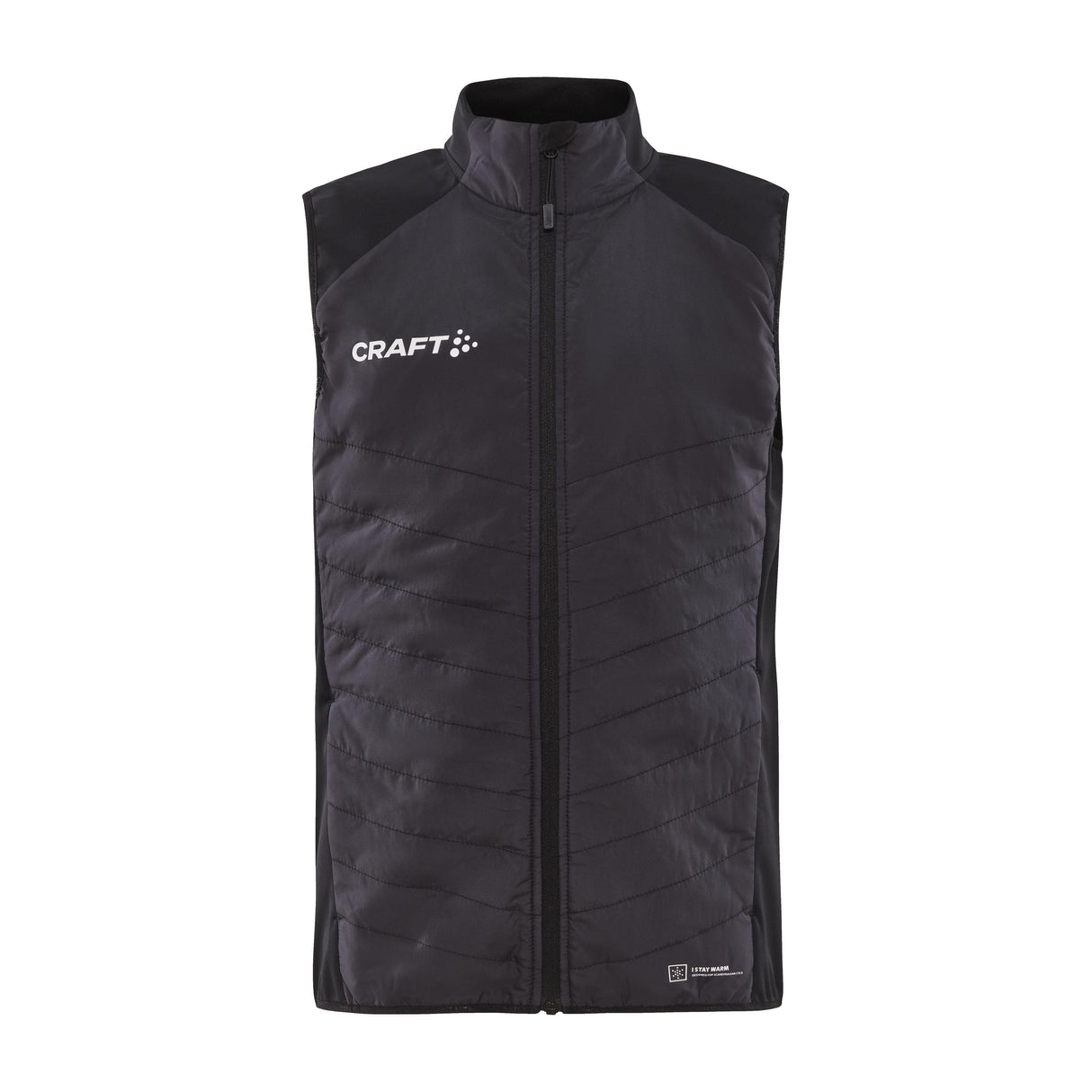 Adv Nordic Ski Club Vest Jr - Black - Front