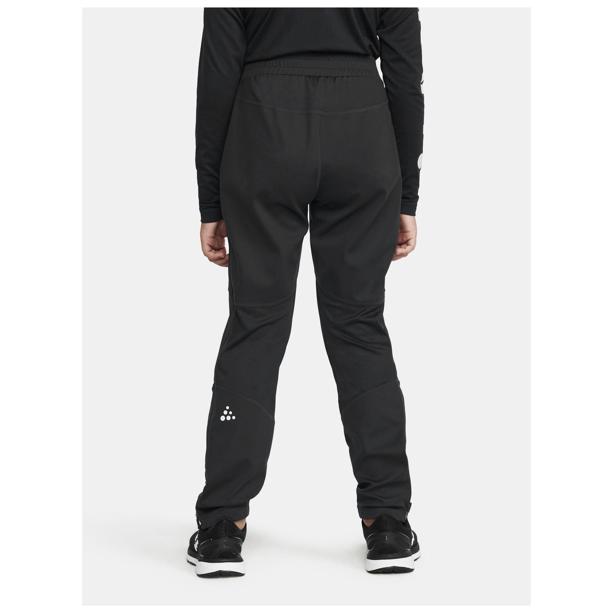 Core Nordic Ski Club Fz Pants Jr - Black - Closeup 3