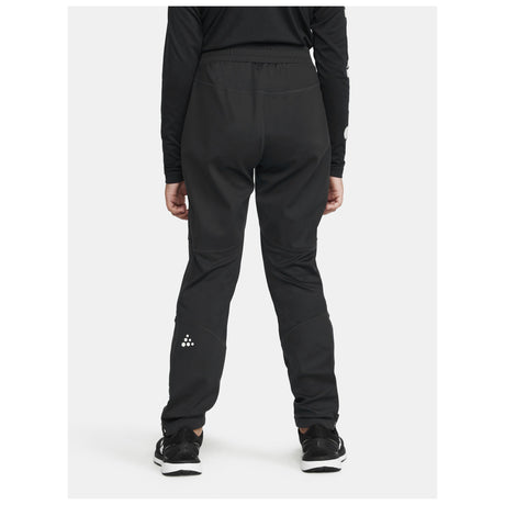 Core Nordic Ski Club Fz Pants Jr - Black - Closeup 3