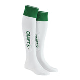Progress 2.0 Contrast Sock - White/Green - Front